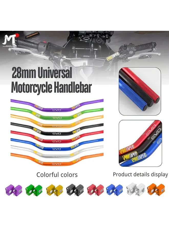 Black Aluminum Handlebar Risers Motocross Off Road Motorcycle Steering Upgrade Honda KTM Yamaha - Image 1
